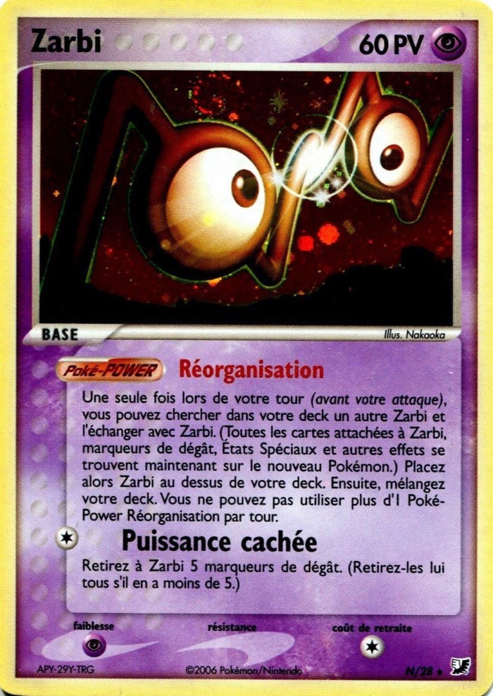 Carte Pokémon: Zarbi