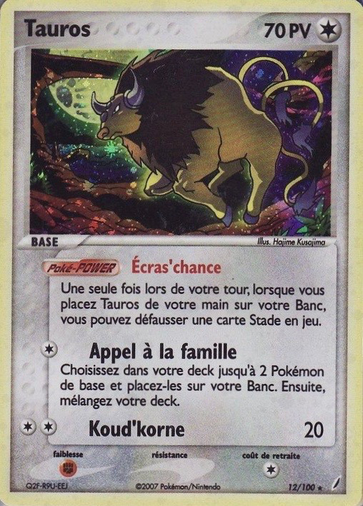 Carte Pokémon: Tauros