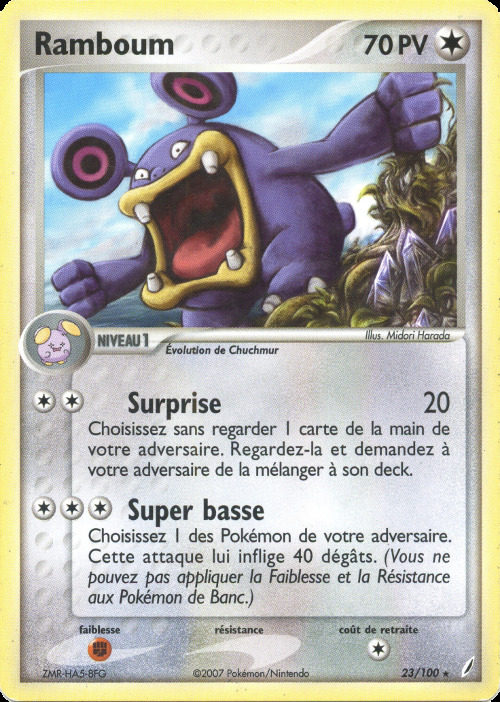 Carte Pokémon: Ramboum