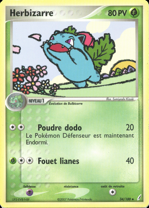 Carte Pokémon: Herbizarre