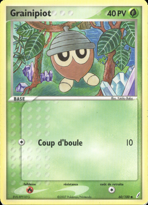 Carte Pokémon: Grainipiot