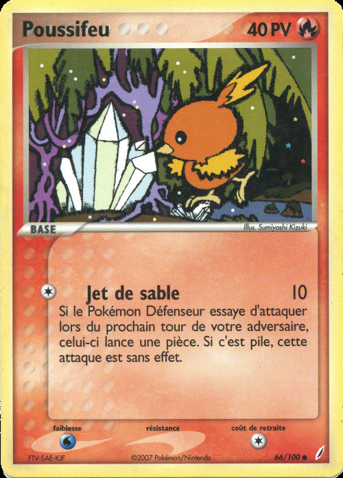 Carte Pokémon: Poussifeu