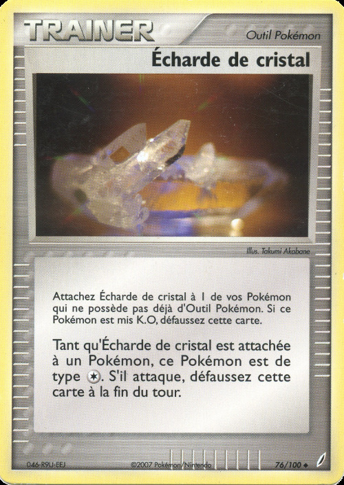 Carte Pokémon: Écharde de cristal