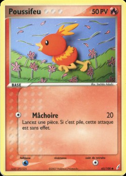 Carte Pokémon: Poussifeu