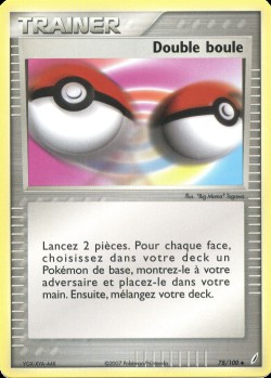 Carte Pokémon: Double boule