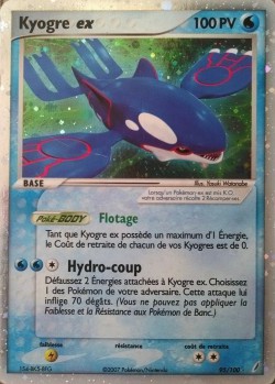 Carte Pokémon: Kyogre ex