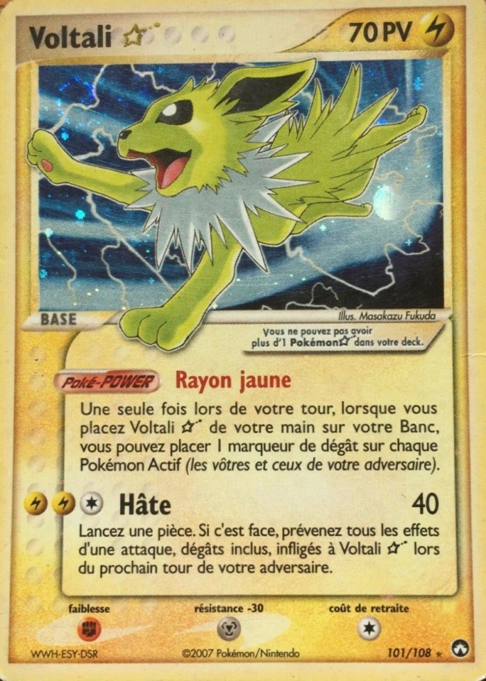 Carte Pokémon: Voltali star