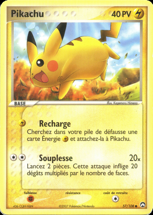 Carte Pokémon: Pikachu