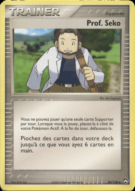 Carte Pokémon: Prof. Seko