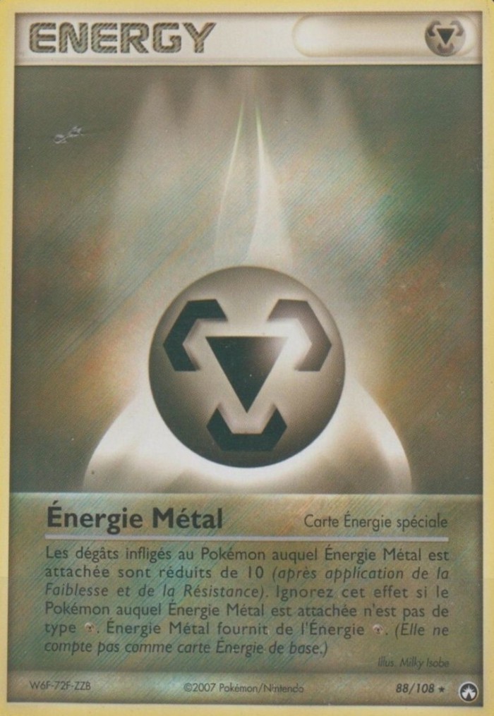 Carte Pokémon: Énergie Métal