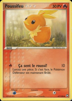 Carte Pokémon: Poussifeu