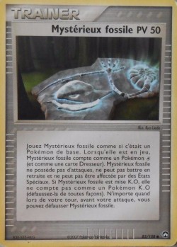 Carte Pokémon: Mysérieux fossile