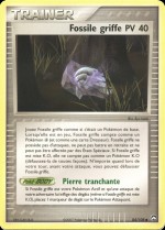 Carte Pokémon: Fossile griffe