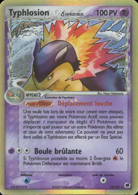 Carte Pokémon: Typhlosion δ