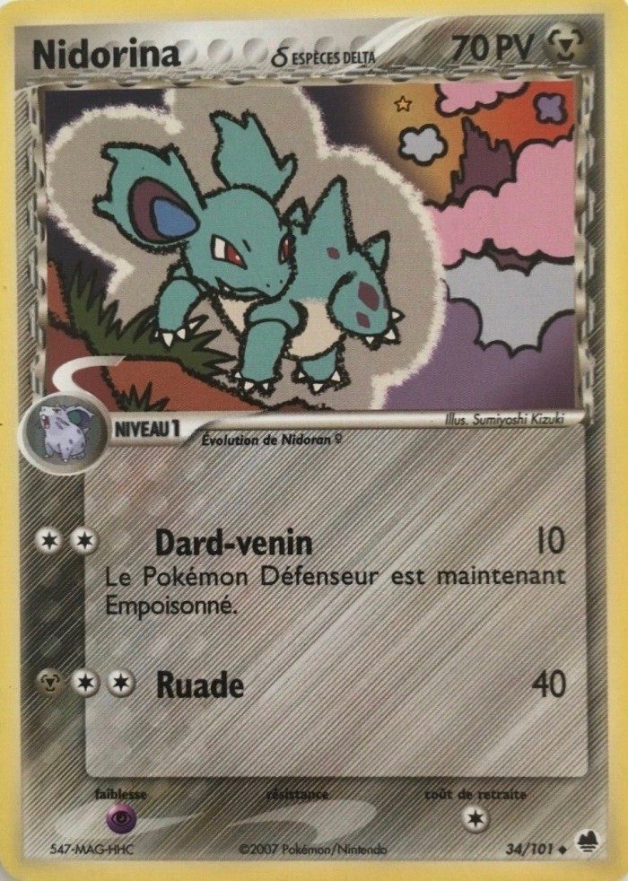 Carte Pokémon: Nidorina δ