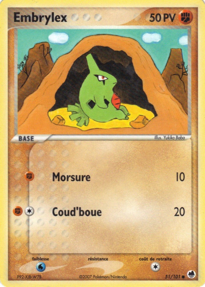 Carte Pokémon: Embrylex