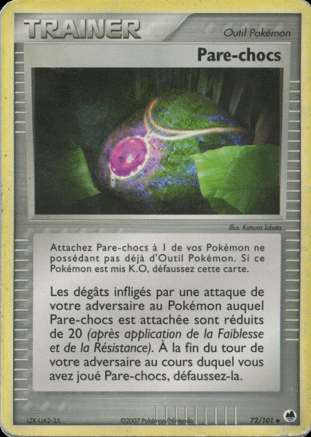 Carte Pokémon: Pare-chocs