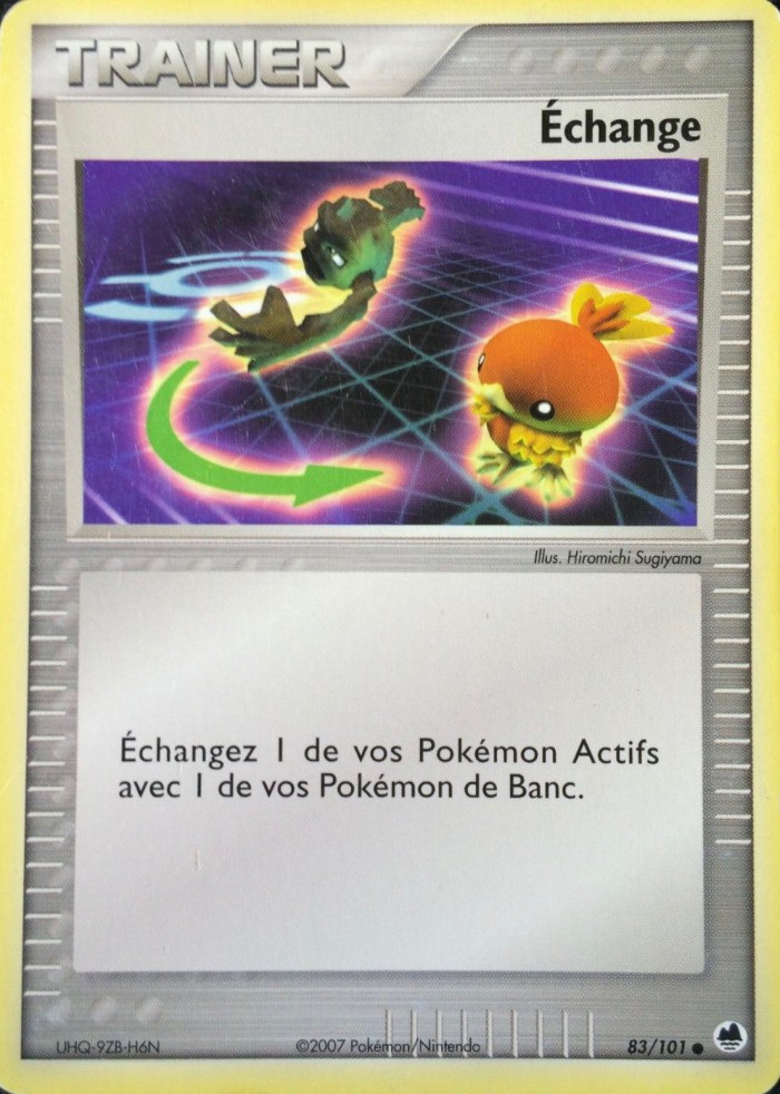 Carte Pokémon: Échange