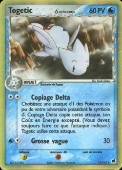 Carte Pokémon: Togetic δ