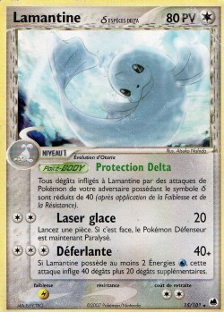 Carte Pokémon: Lamantine δ