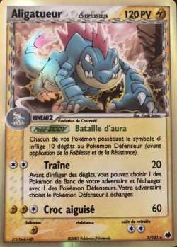 Carte Pokémon: Aligatueur δ