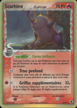 Carte Pokémon: Scarhino δ