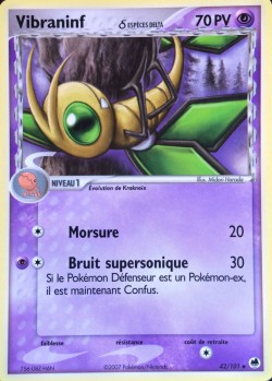 Carte Pokémon: Vibraninf δ