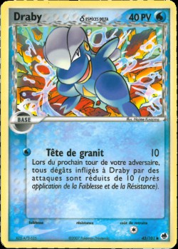 Carte Pokémon: Draby δ