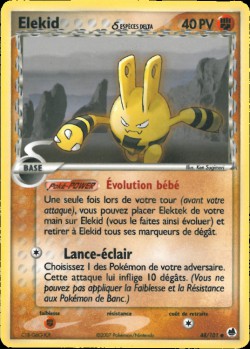 Carte Pokémon: Elekid δ