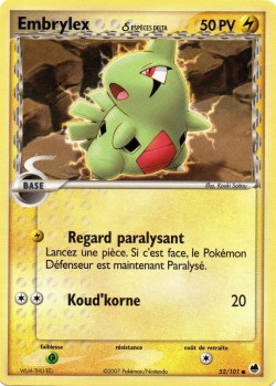 Carte Pokémon: Embrylex δ