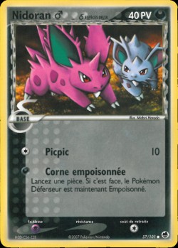 Carte Pokémon: Nidoran♂ δ