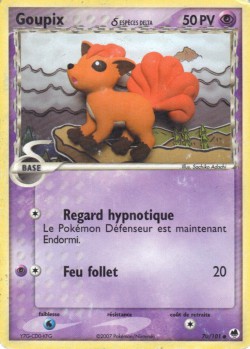 Carte Pokémon: Goupix δ