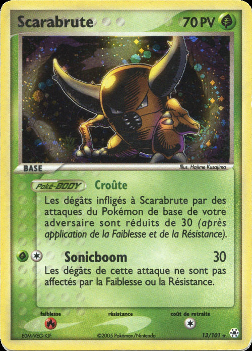 Carte Pokémon: Scarabrute