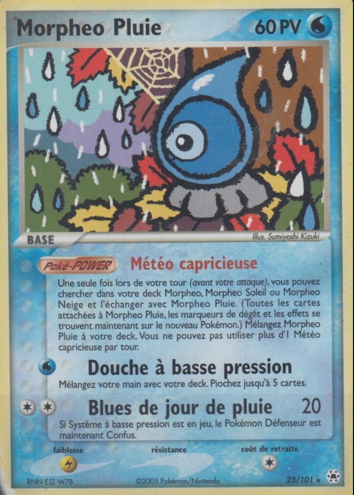 Carte Pokémon: Morpheo Pluie