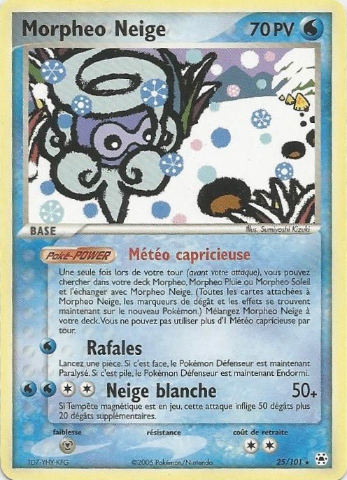 Carte Pokémon: Morpheo Neige