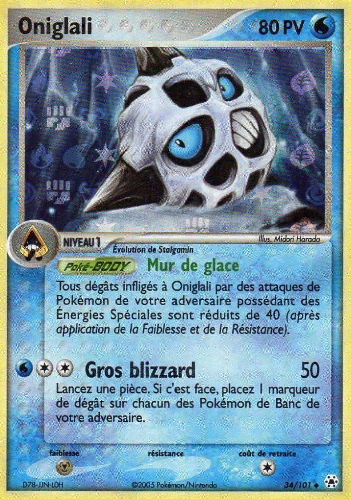 Carte Pokémon: Oniglali