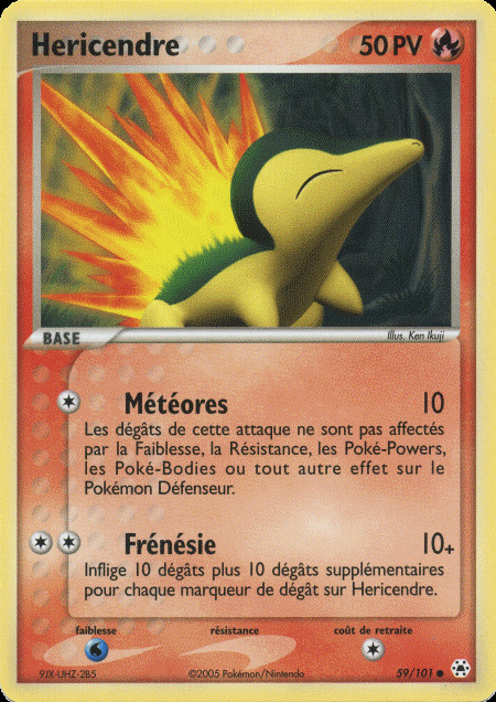 Carte Pokémon: Hericendre