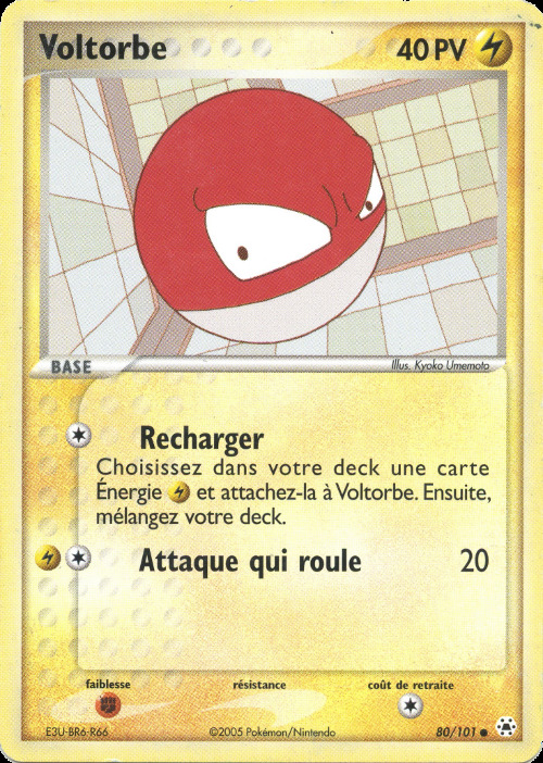 Carte Pokémon: Voltorbe