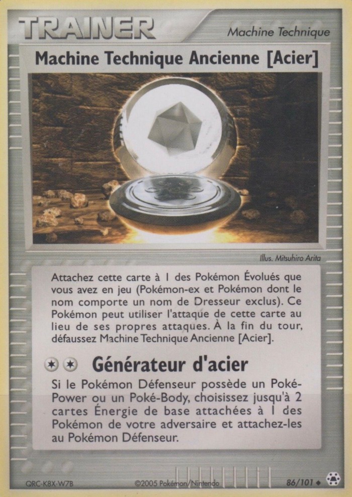 Carte Pokémon: Machine Technique Ancienne [Acier]