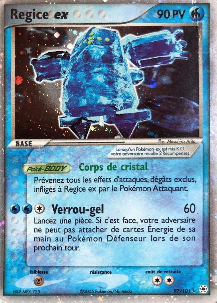 Carte Pokémon: Regice ex