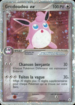 Carte Pokémon: Grodoudou ex