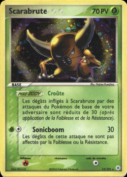 Carte Pokémon: Scarabrute