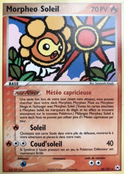 Carte Pokémon: Morpheo Soleil