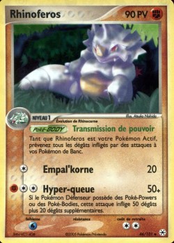 Carte Pokémon: Rhinoferos