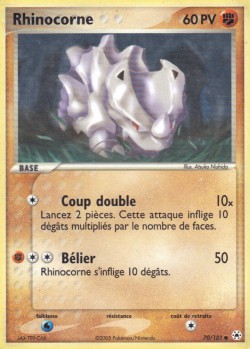 Carte Pokémon: Rhinocorne