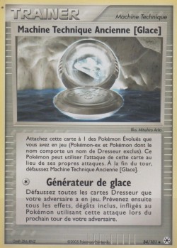 Carte Pokémon: Machine Technique Ancienne [Glace]