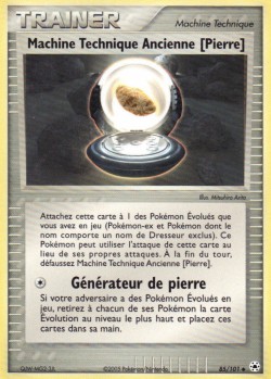 Carte Pokémon: Machine Technique Ancienne [Pierre]