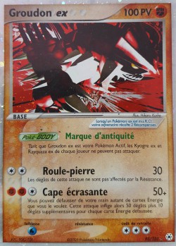 Carte Pokémon: Groudon ex