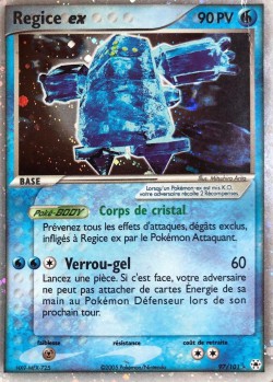 Carte Pokémon: Regice ex