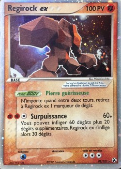 Carte Pokémon: Regirock ex